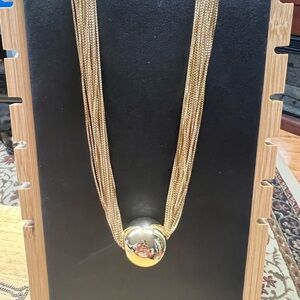 House of Harlow Gold Statement Necklace